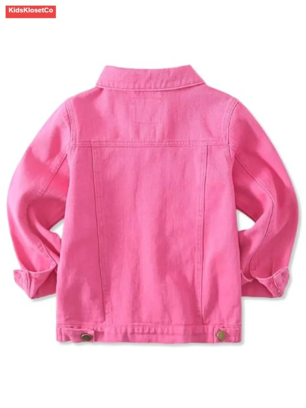 Kids Denim Jacket Classic Jean Coat Lightweight Casual Outerwear Spring Fall